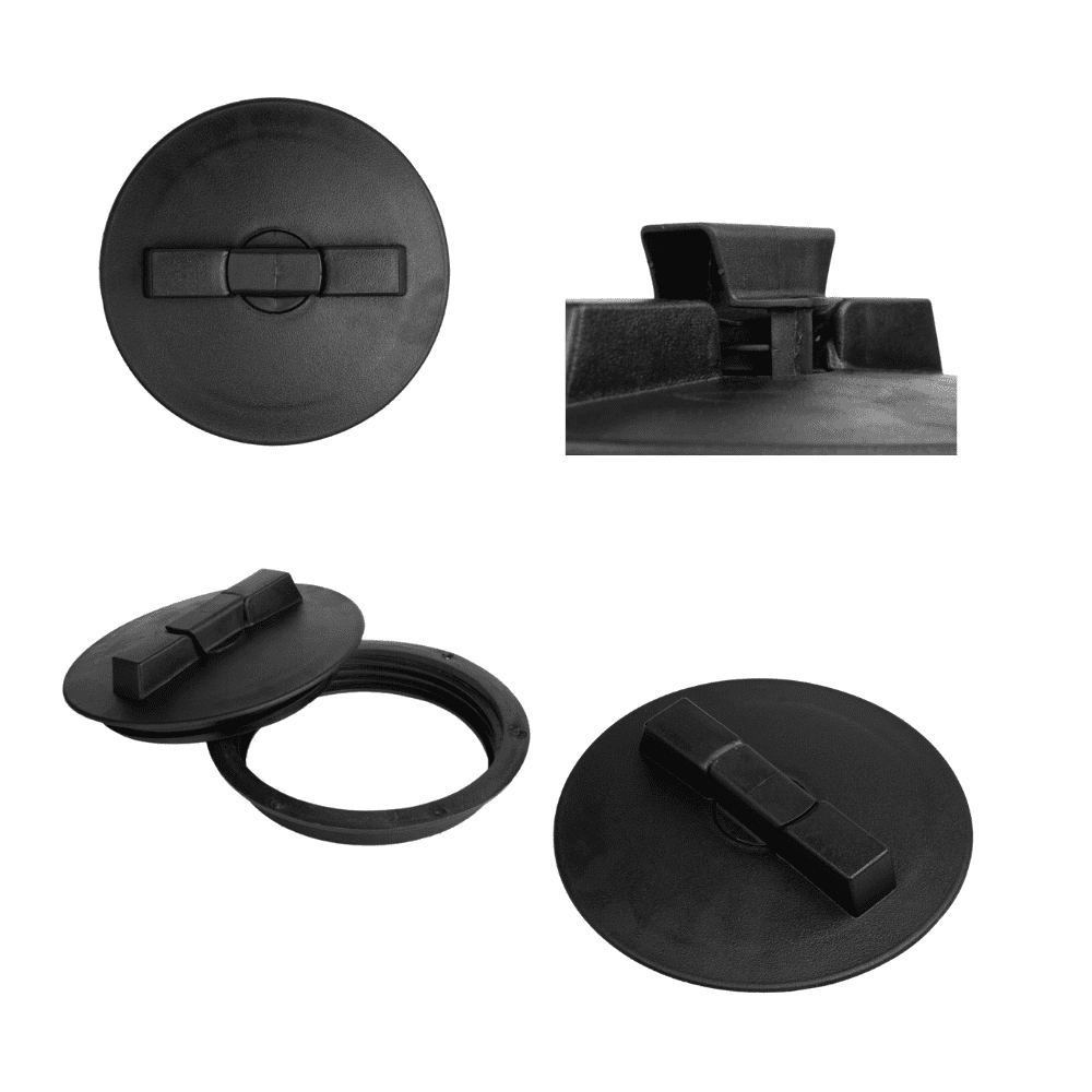 Screw Lid & Ring With 2" Vent
